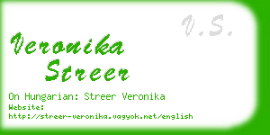 veronika streer business card